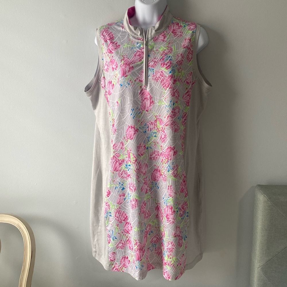 ⚡️Last Days! Pebble Beach Dry Luxe Performance Gray Golf Dress Size XL